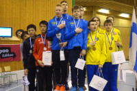 Espoo U17 boys team medalists